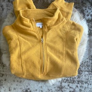 Sincerely Jules Orange women’s quarter Zip